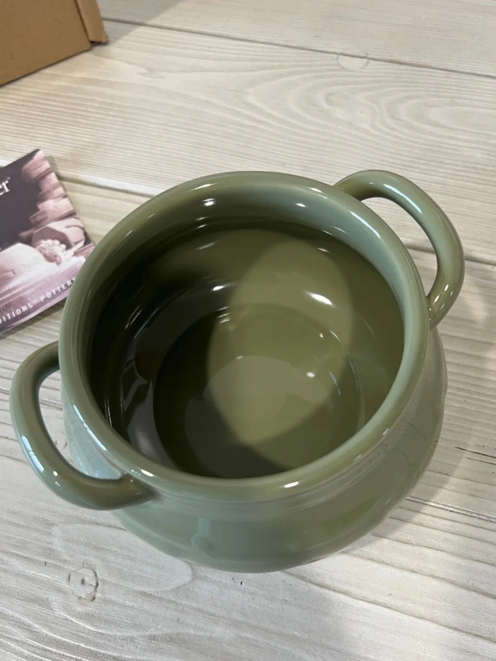 Longaberger Woven Traditions Small Soup Tureen - Sage 3204060